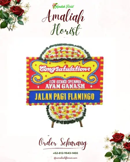 Sewa Papan Bunga Karaban